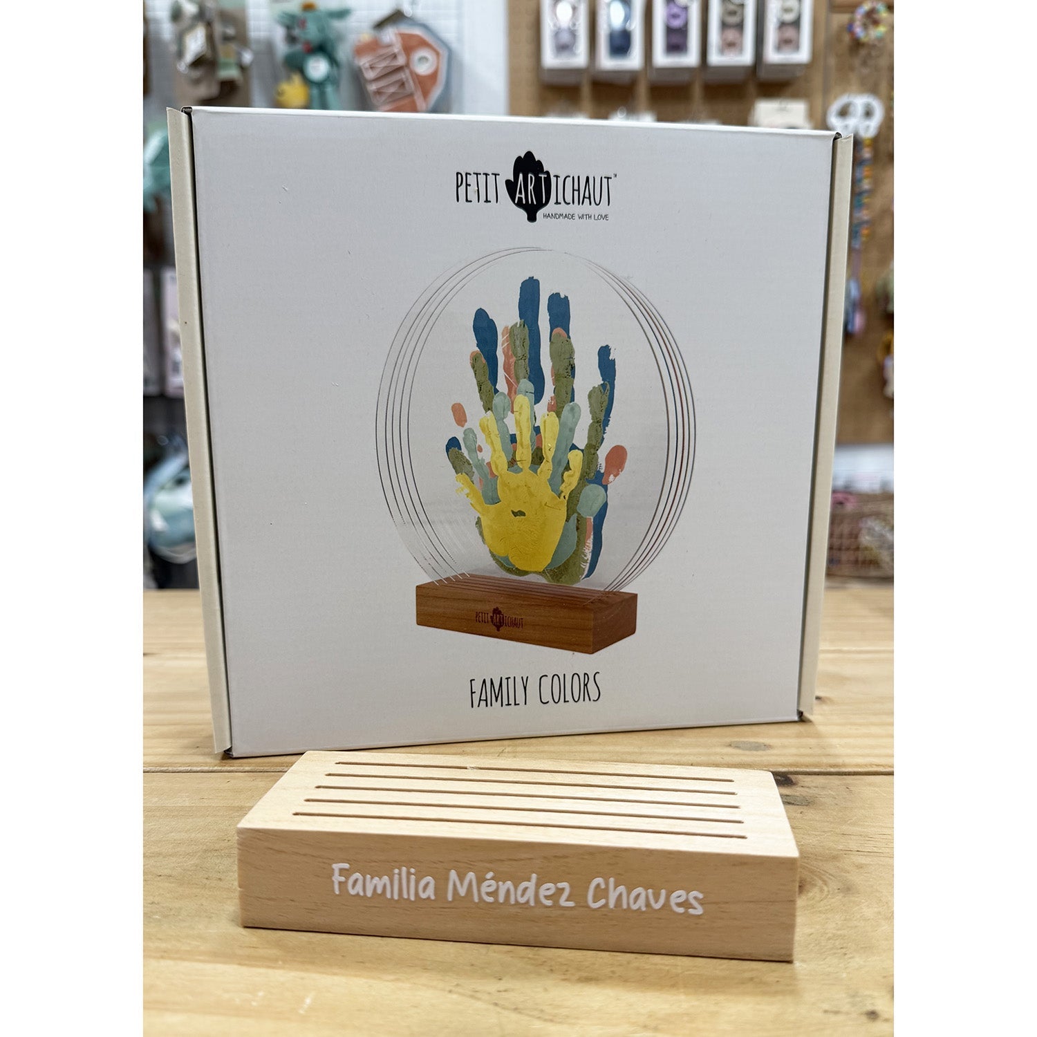 MARCO HUELLAS FAMILIA - COLORES FAMILIARES - Happy Moments Baby