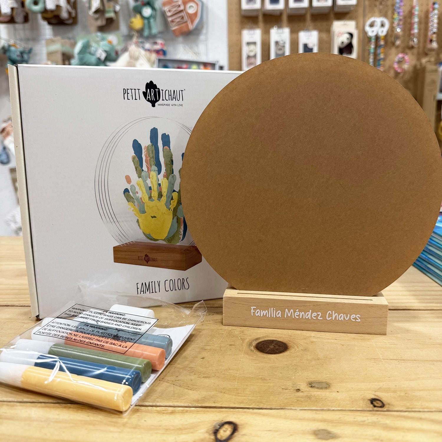 MARCO HUELLAS FAMILIA - COLORES FAMILIARES - Happy Moments Baby