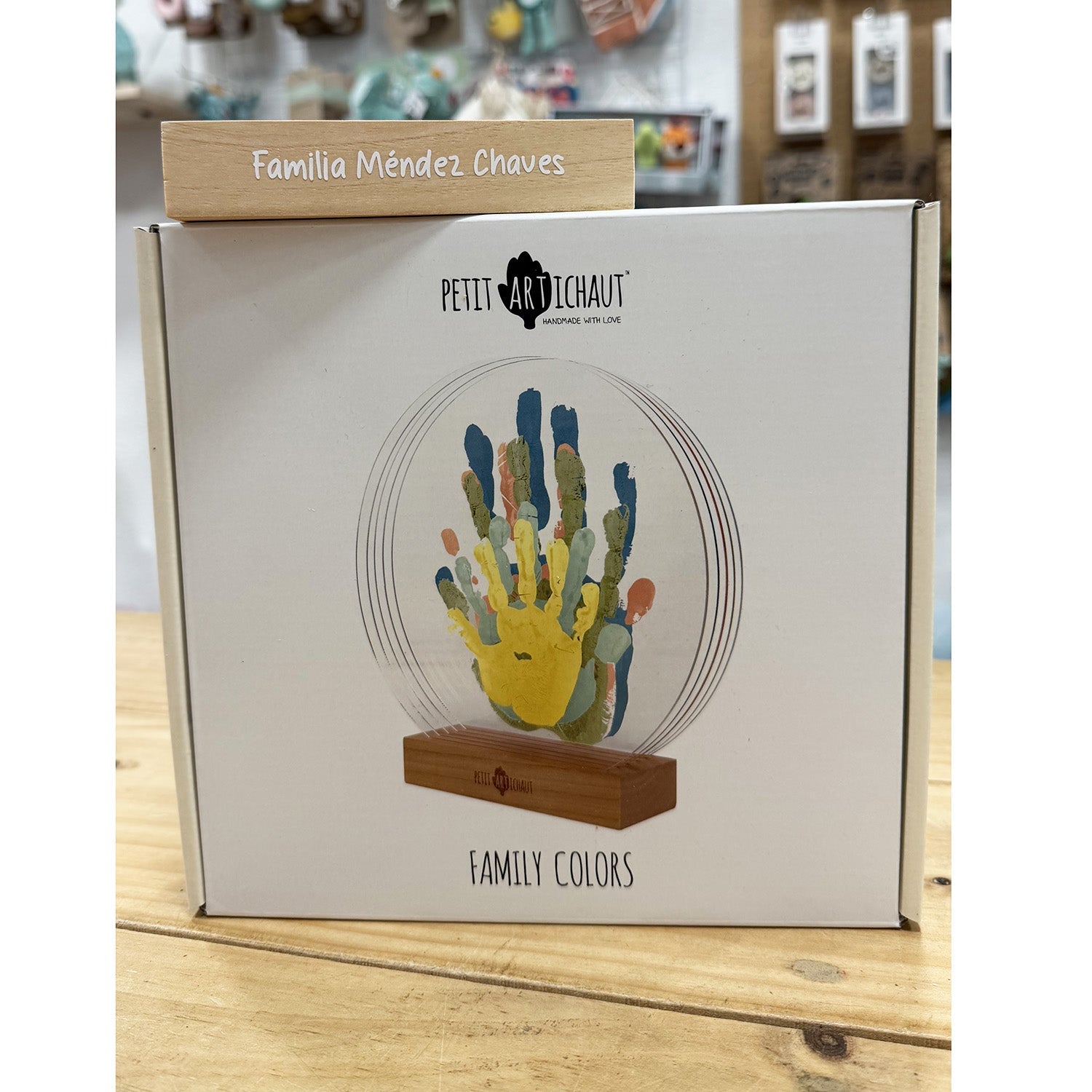 MARCO HUELLAS FAMILIA - COLORES FAMILIARES - Happy Moments Baby