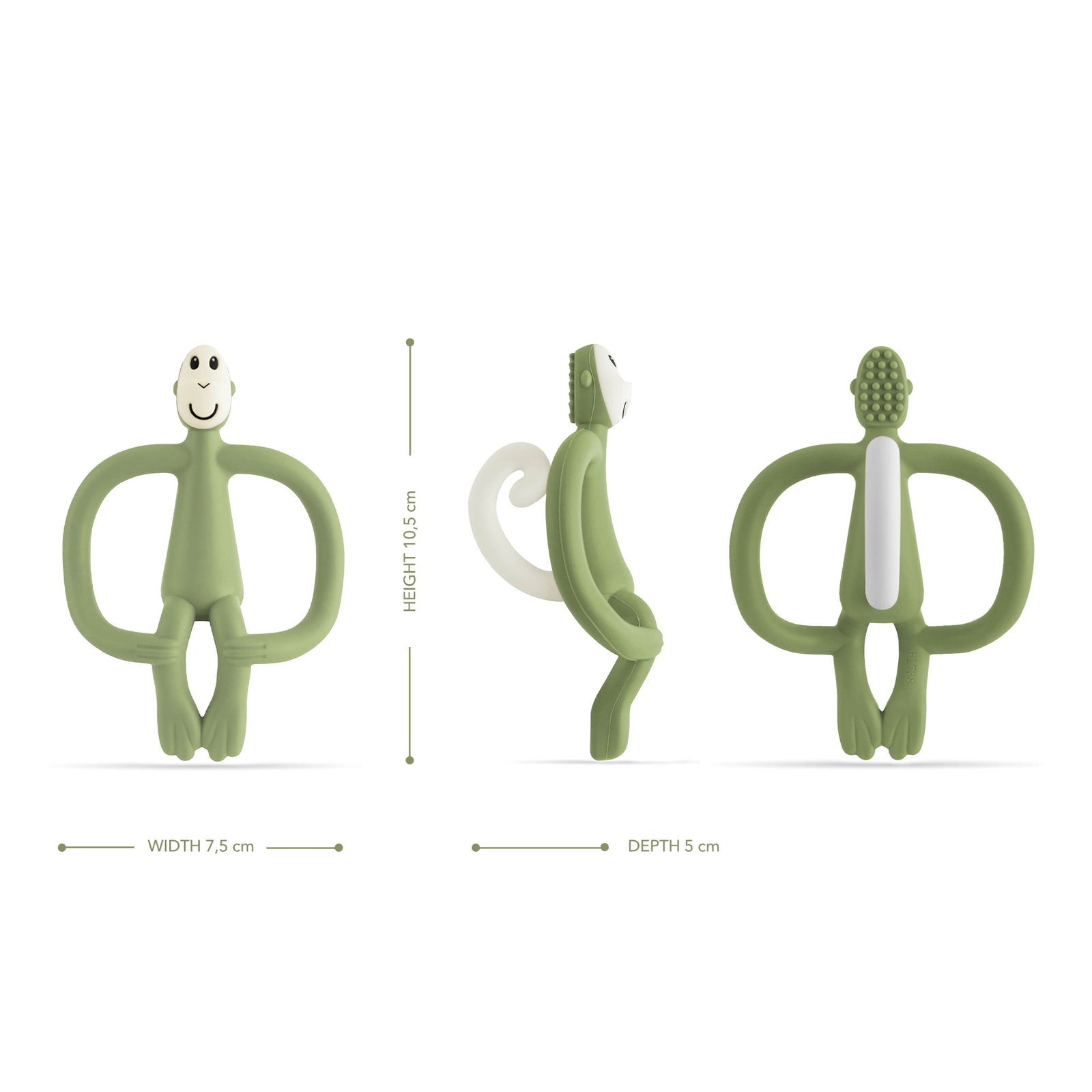 Mordedor Matchstick Monkey Olive - imagen 4