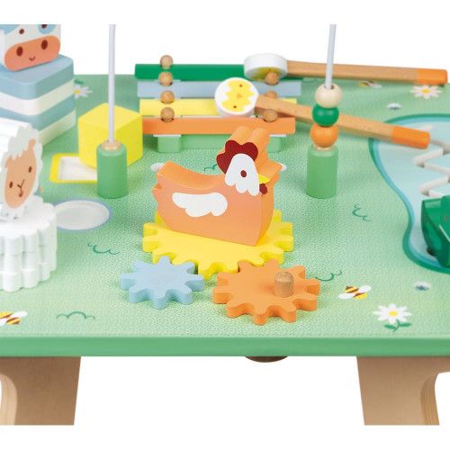 Engranajes con gallina de la mesa Bonita Pradera — Janod