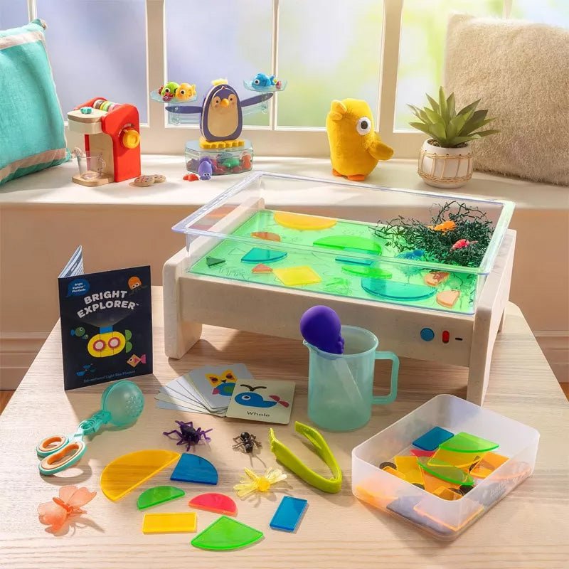 MESA DE LUZ ·KIT EDUCATIVO BATTAT BRIGHT EXPLORER· - Happy Moments Baby