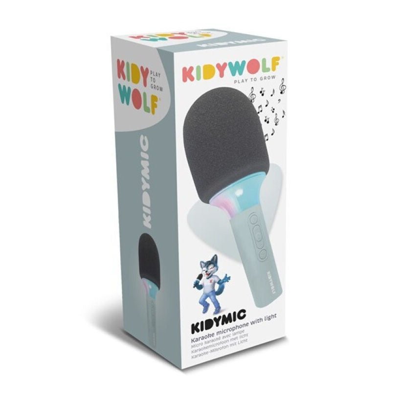MICRÓFONO BLUETOOTH CON EFECTOS DE SONIDO INFANTIL ·KIDYMIC VERDE· - Happy Moments Baby