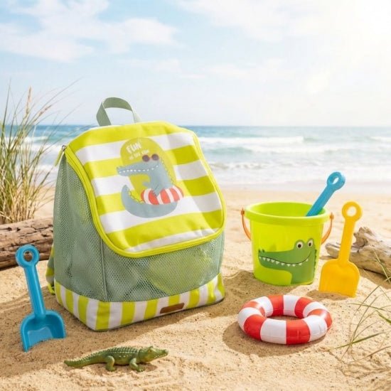 MOCHILA ANTIARENA SARO ·FUN IN THE SUN· - Happy Moments Baby