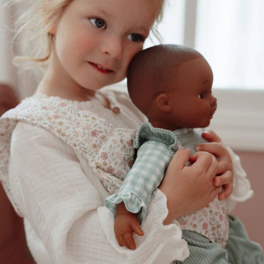 MOCHILA DE PORTEO MUÑECAS LITTLE DUCTH ·FLORES· - Happy Moments Baby