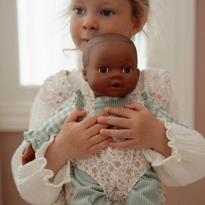 MOCHILA DE PORTEO MUÑECAS LITTLE DUCTH ·FLORES· - Happy Moments Baby