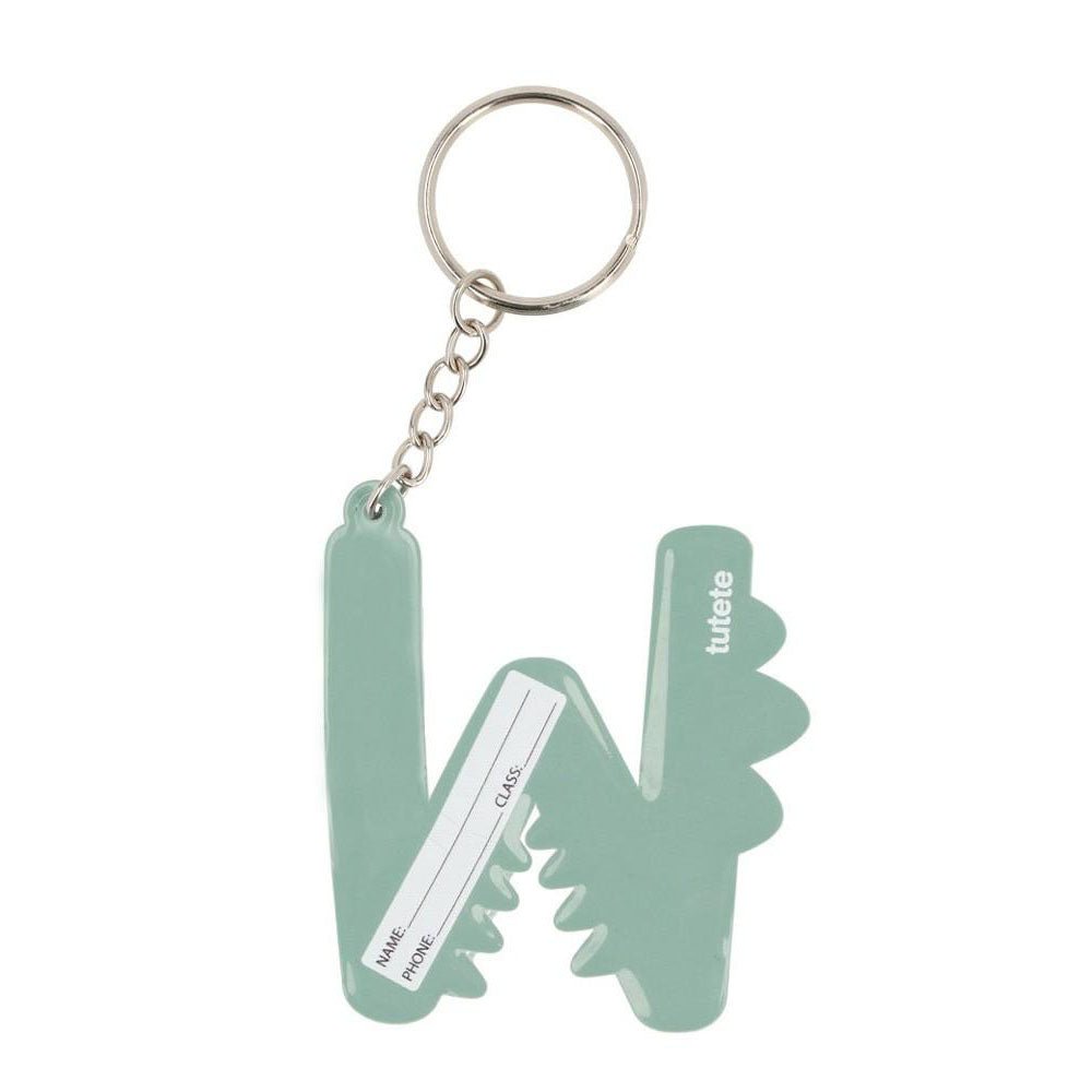 MOCHILA ESCOLAR MEDIANA TUTETE + LLAVERO PERSONALIZABLE ·FUNNY LETTERS· - Happy Moments Baby