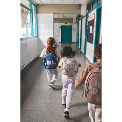 MOCHILA ESCOLAR MEDIANA TUTETE + LLAVERO PERSONALIZABLE ·MAGICAL FOREST· - Happy Moments Baby