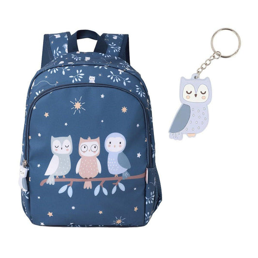 MOCHILA ESCOLAR MEDIANA TUTETE + LLAVERO PERSONALIZABLE ·MAGICAL FOREST· - Happy Moments Baby