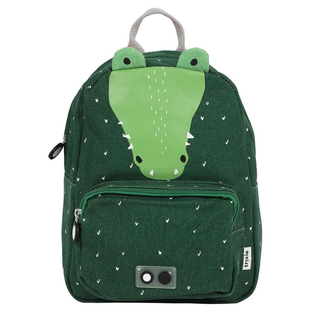 MOCHILA GRANDE INFANTIL TRIXIE ·COCODRILO· - Happy Moments Baby