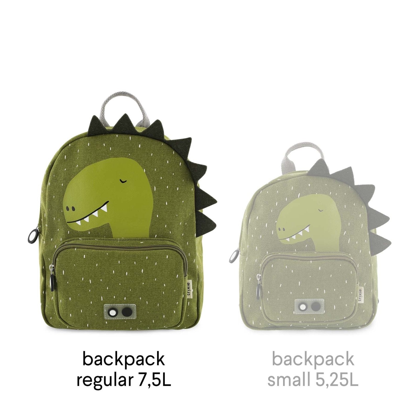 MOCHILA GRANDE INFANTIL TRIXIE ·DINO· - Happy Moments Baby