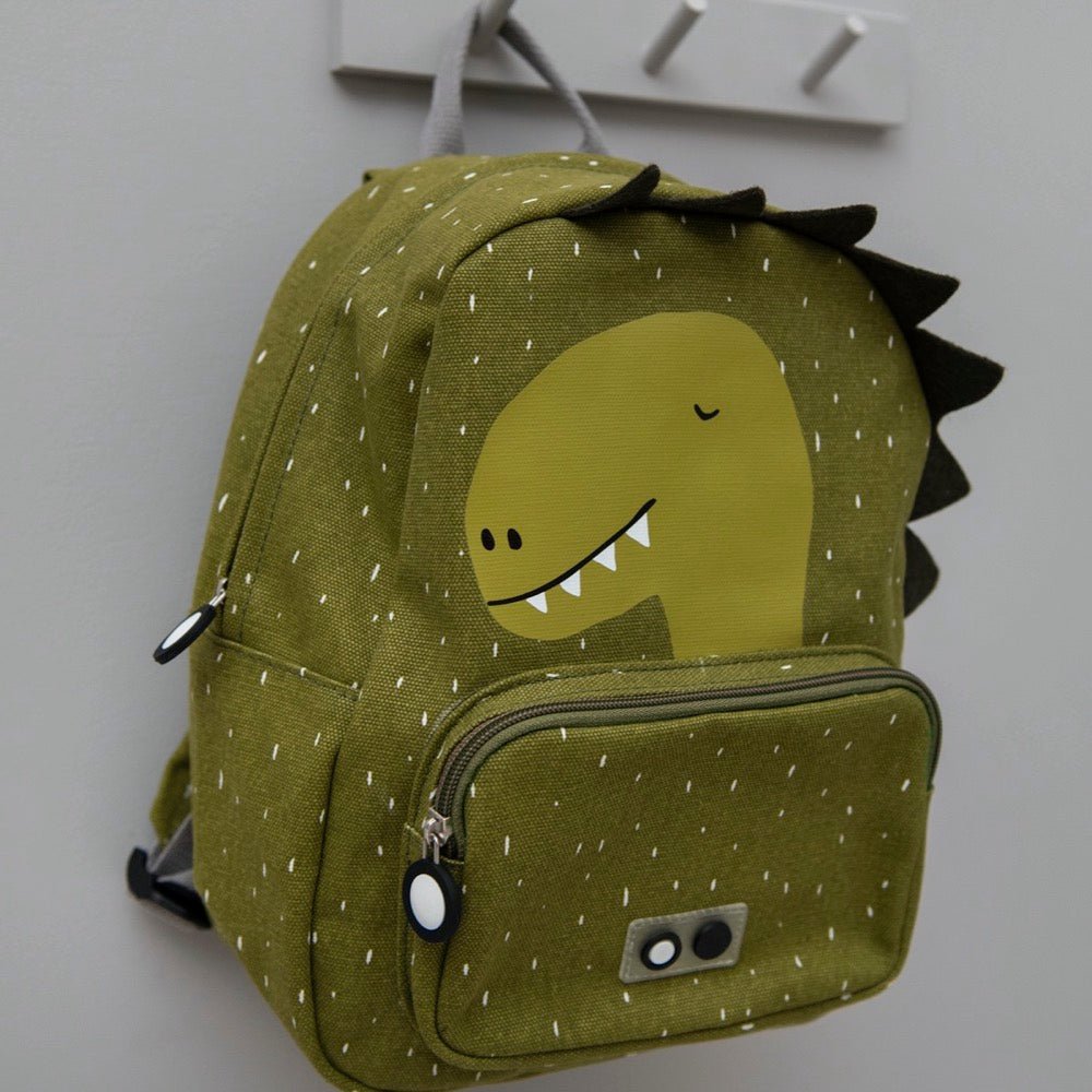 MOCHILA GRANDE INFANTIL TRIXIE ·DINO· - Happy Moments Baby
