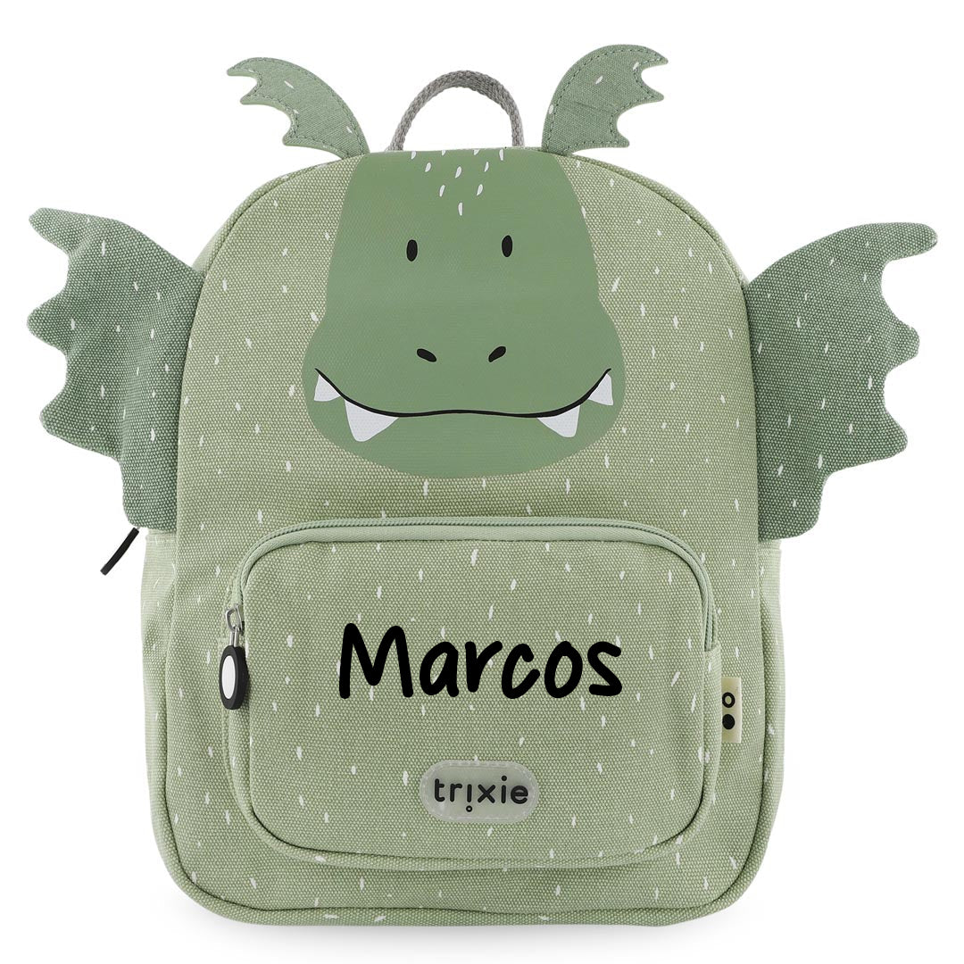 MOCHILA GRANDE INFANTIL TRIXIE ·DRAGÓN· - Happy Moments Baby