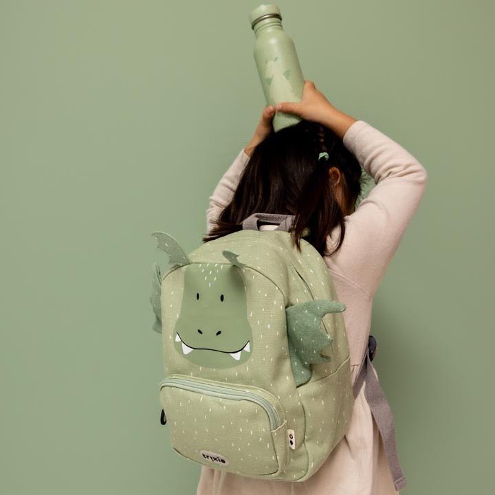 MOCHILA GRANDE INFANTIL TRIXIE ·DRAGÓN· - Happy Moments Baby