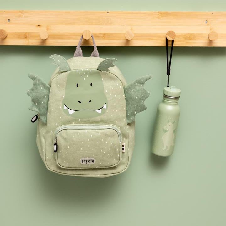 MOCHILA GRANDE INFANTIL TRIXIE ·DRAGÓN· - Happy Moments Baby