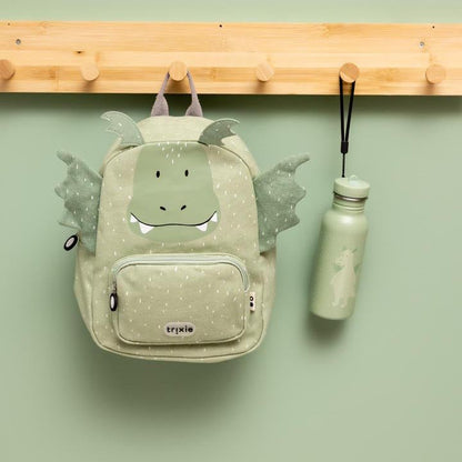 MOCHILA GRANDE INFANTIL TRIXIE ·DRAGÓN· - Happy Moments Baby