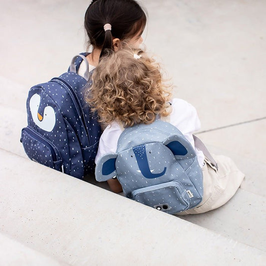 MOCHILA GRANDE INFANTIL TRIXIE ·ELEFANTE· - Happy Moments Baby