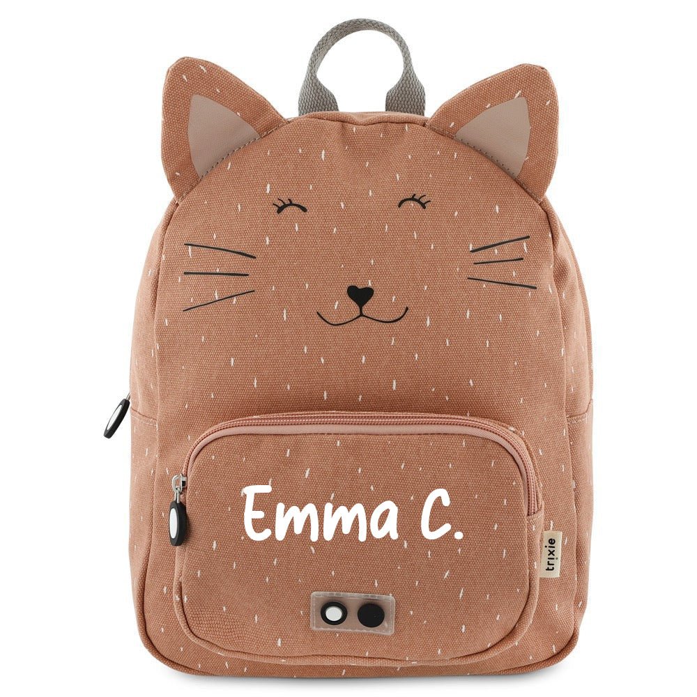 MOCHILA GRANDE INFANTIL TRIXIE ·GATO· - Happy Moments Baby