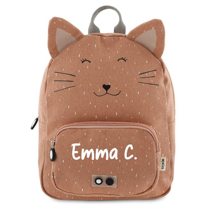 MOCHILA GRANDE INFANTIL TRIXIE ·GATO· - Happy Moments Baby