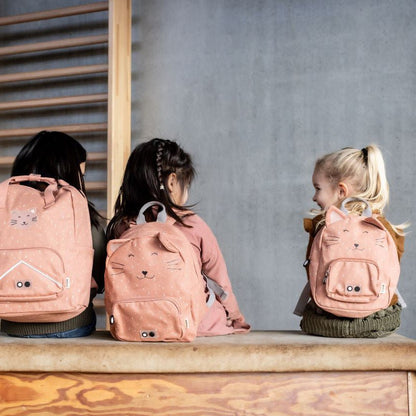 MOCHILA GRANDE INFANTIL TRIXIE ·GATO· - Happy Moments Baby