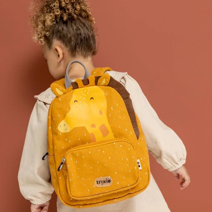 MOCHILA GRANDE INFANTIL TRIXIE ·JIRAFA· - Happy Moments Baby