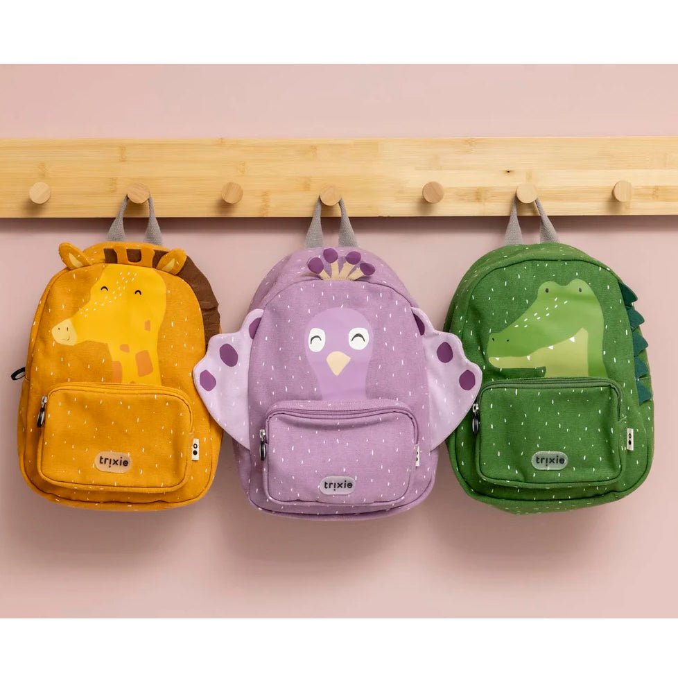 MOCHILA GRANDE INFANTIL TRIXIE ·JIRAFA· - Happy Moments Baby