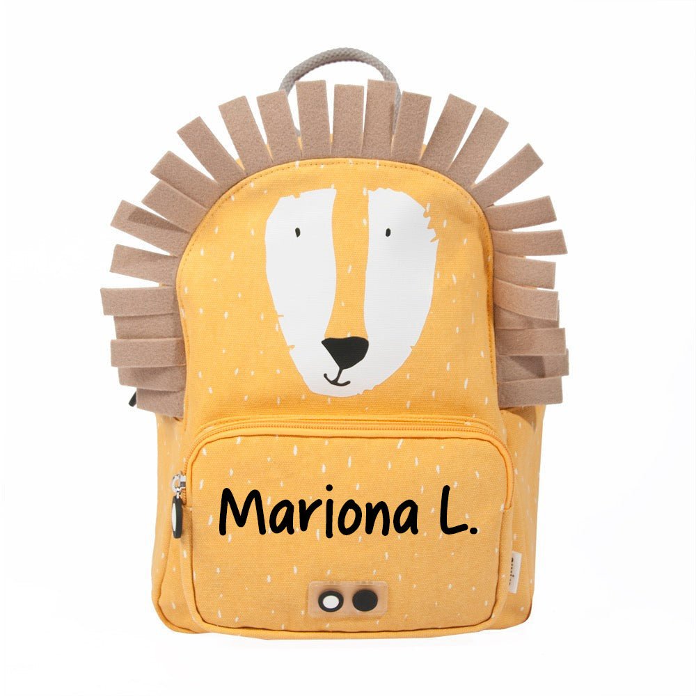 MOCHILA GRANDE INFANTIL TRIXIE ·LEÓN· - Happy Moments Baby