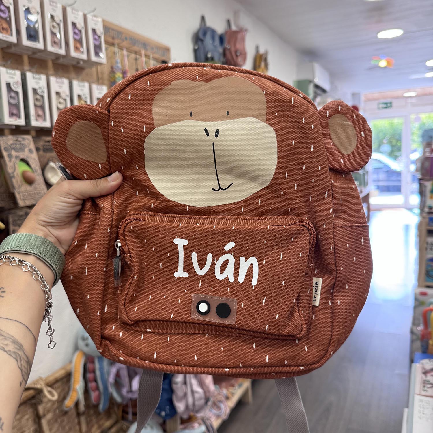 MOCHILA GRANDE INFANTIL TRIXIE ·MONO· - Happy Moments Baby