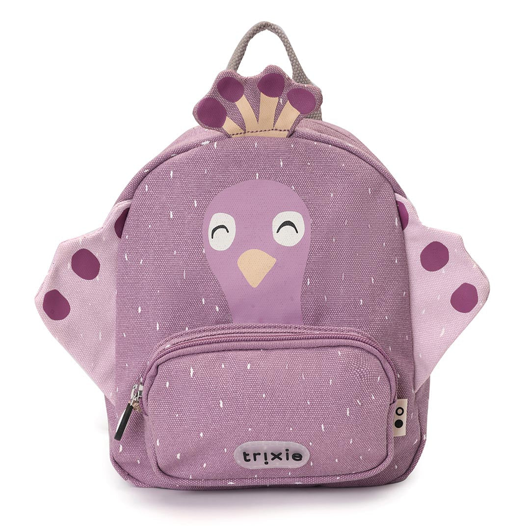 MOCHILA GRANDE INFANTIL TRIXIE ·PAVO REAL· - Happy Moments Baby