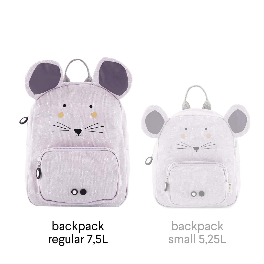 MOCHILA GRANDE INFANTIL TRIXIE ·RATÓN· - Happy Moments Baby