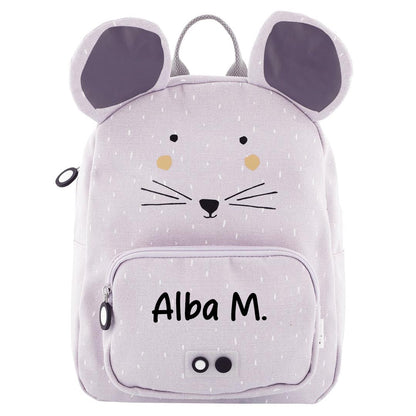 MOCHILA GRANDE INFANTIL TRIXIE ·RATÓN· - Happy Moments Baby