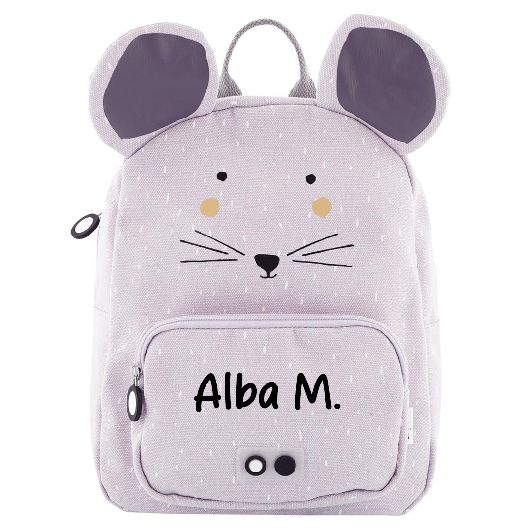 MOCHILA GRANDE INFANTIL TRIXIE ·RATÓN· - Happy Moments Baby