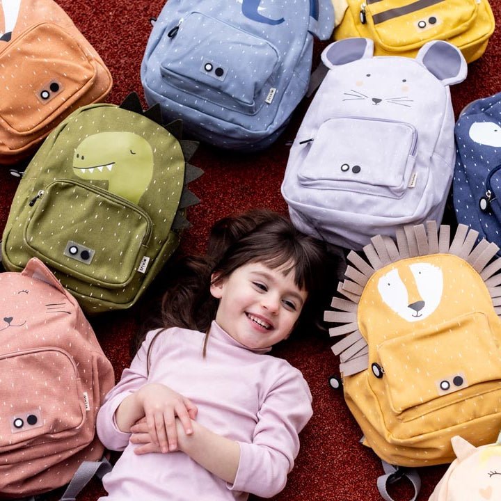 MOCHILA GRANDE INFANTIL TRIXIE ·RATÓN· - Happy Moments Baby