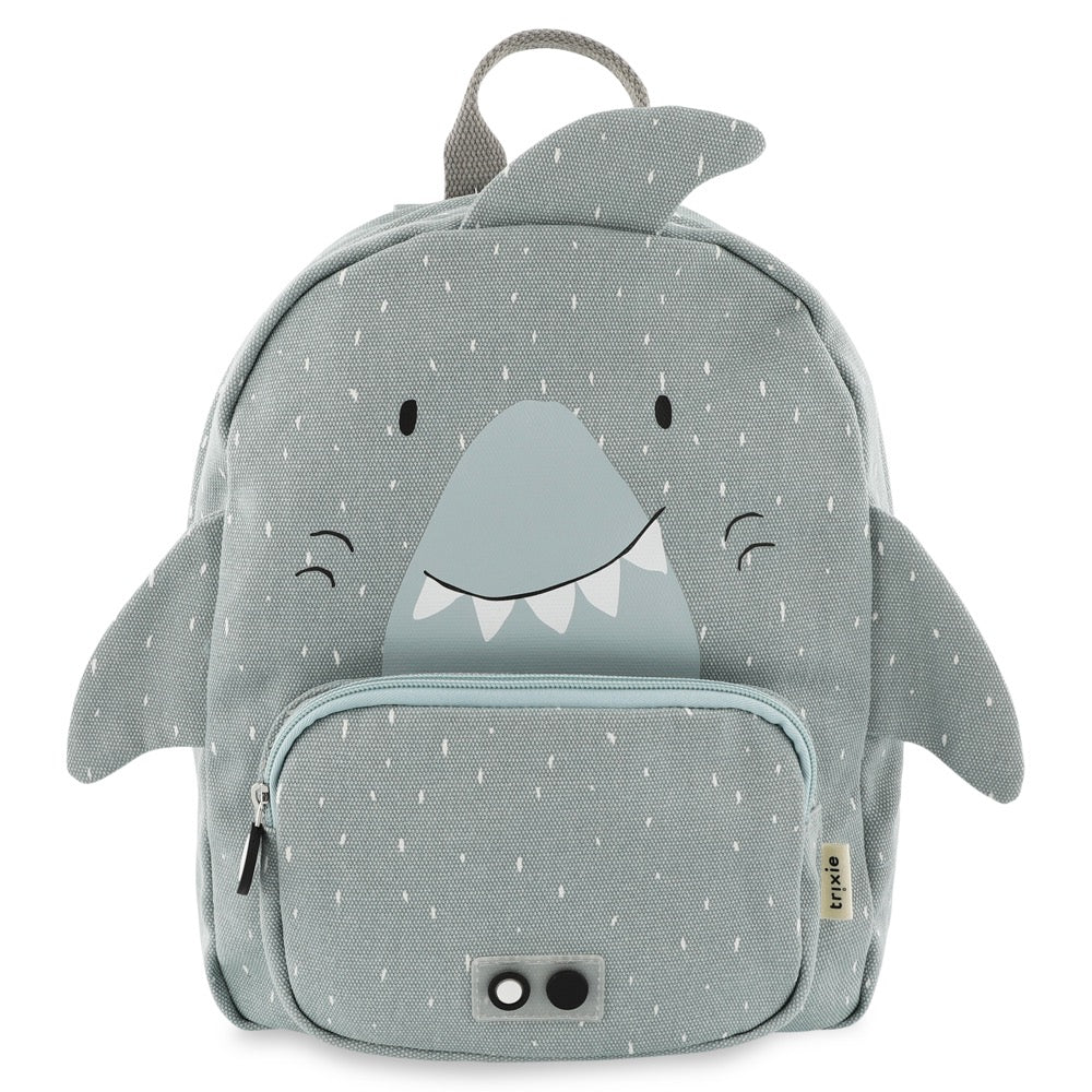 MOCHILA GRANDE INFANTIL TRIXIE ·TIBURÓN· - Happy Moments Baby