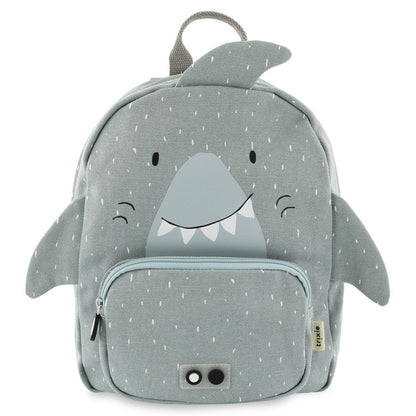 MOCHILA GRANDE INFANTIL TRIXIE ·TIBURÓN· - Happy Moments Baby
