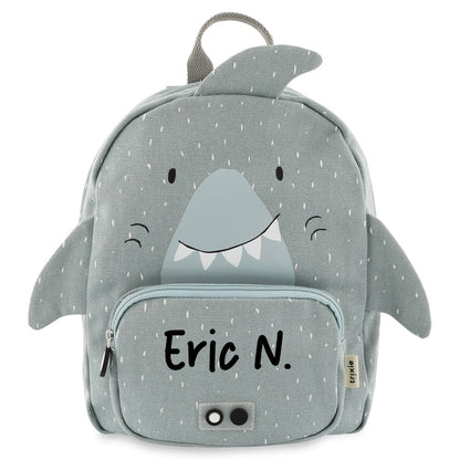 MOCHILA GRANDE INFANTIL TRIXIE ·TIBURÓN· - Happy Moments Baby