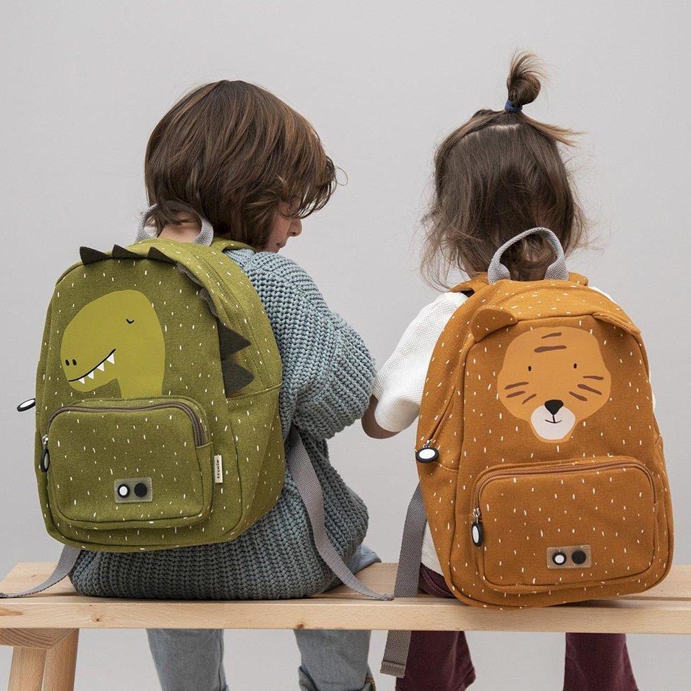 MOCHILA GRANDE INFANTIL TRIXIE ·TIGRE· - Happy Moments Baby