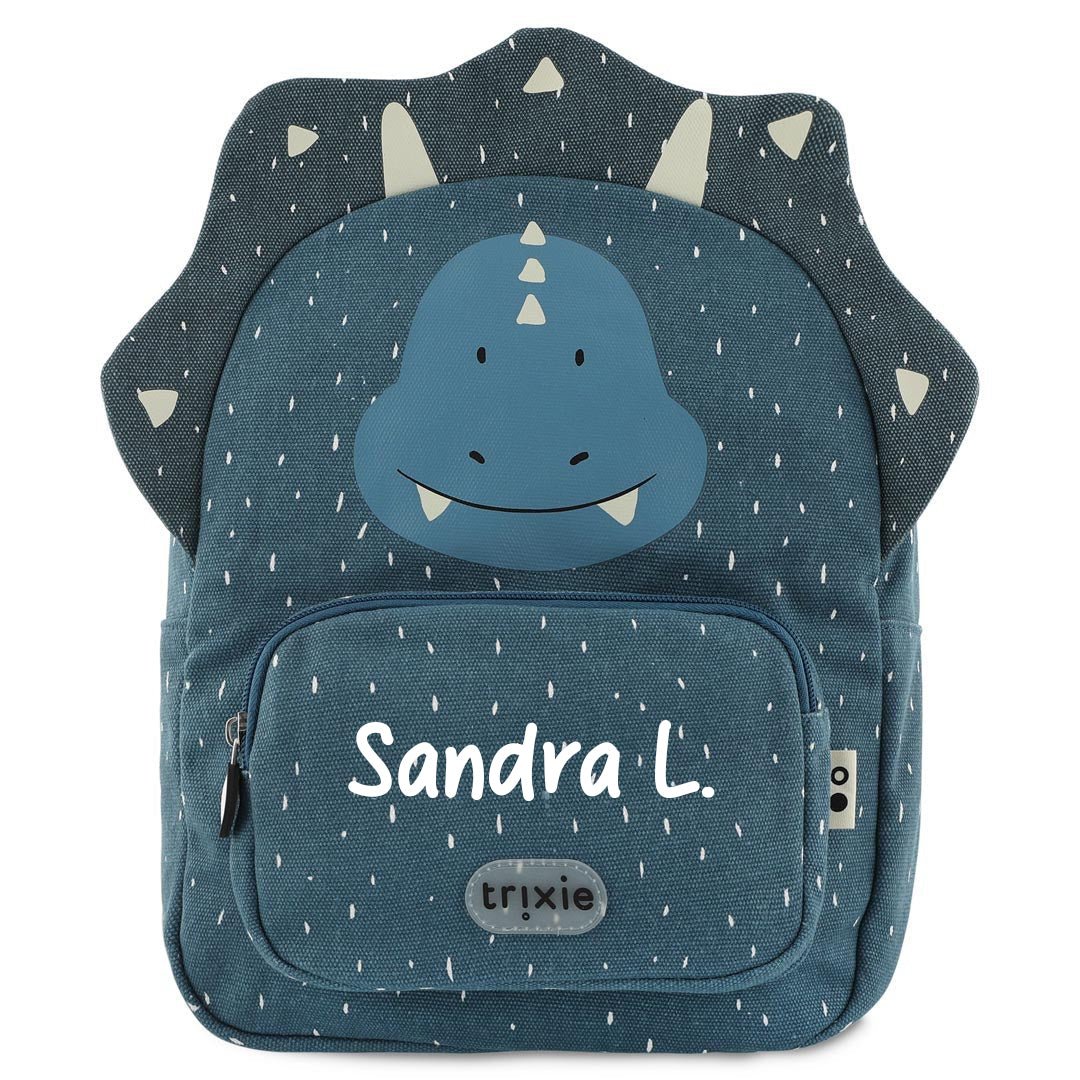 MOCHILA GRANDE INFANTIL TRIXIE ·TRICERATOPS· - Happy Moments Baby