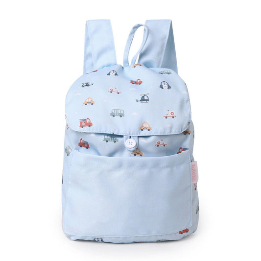 MOCHILA INFANTIL PEQUEÑA TELA TUTETE ·CITY CARS· - Happy Moments Baby