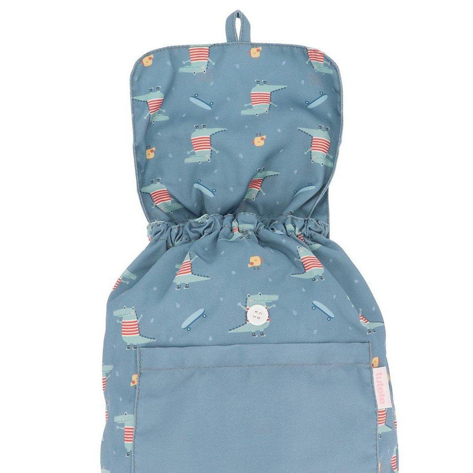 MOCHILA INFANTIL PEQUEÑA TELA TUTETE ·CROC· - Happy Moments Baby