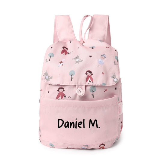 MOCHILA INFANTIL PEQUEÑA TELA TUTETE ·LITTLE RED· - Happy Moments Baby