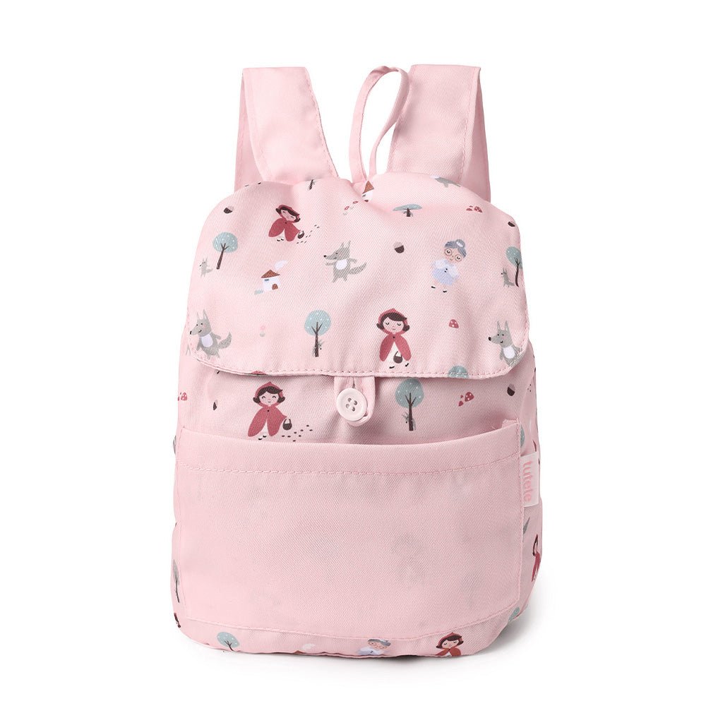 MOCHILA INFANTIL PEQUEÑA TELA TUTETE ·LITTLE RED· - Happy Moments Baby