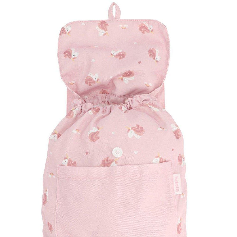 MOCHILA INFANTIL PEQUEÑA TELA TUTETE ·MAGICAL UNICORN· - Happy Moments Baby