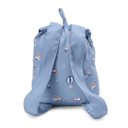 MOCHILA INFANTIL PEQUEÑA TELA TUTETE ·PLANES· - Happy Moments Baby