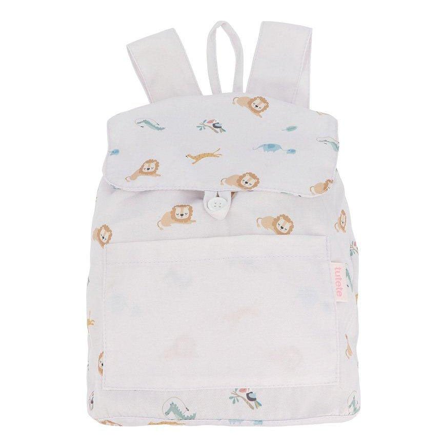 MOCHILA INFANTIL PEQUEÑA TELA TUTETE ·SAVANNAH· - Happy Moments Baby