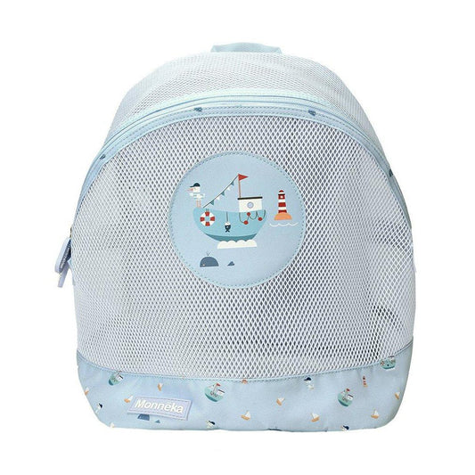 MOCHILA INFANTIL PLAYA ANTIARENA ·FISHING BOAT· - Happy Moments Baby