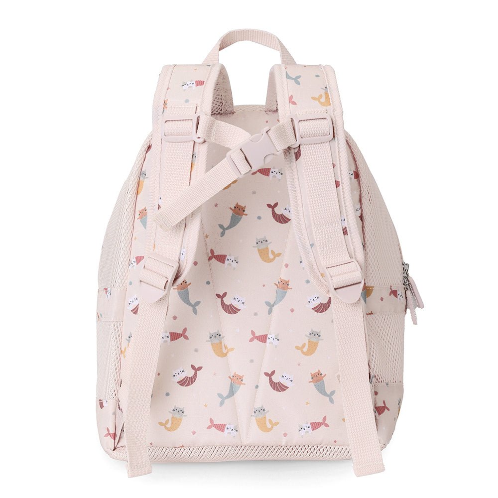 MOCHILA INFANTIL PLAYA ANTIARENA TUTETE ·MERMAID CATS· - Happy Moments Baby