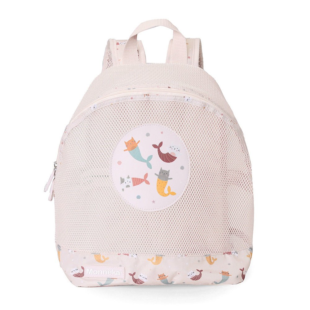 MOCHILA INFANTIL PLAYA ANTIARENA TUTETE ·MERMAID CATS· - Happy Moments Baby