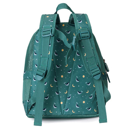 MOCHILA INFANTIL PLAYA ANTIARENA TUTETE ·WHALE TEAL· - Happy Moments Baby