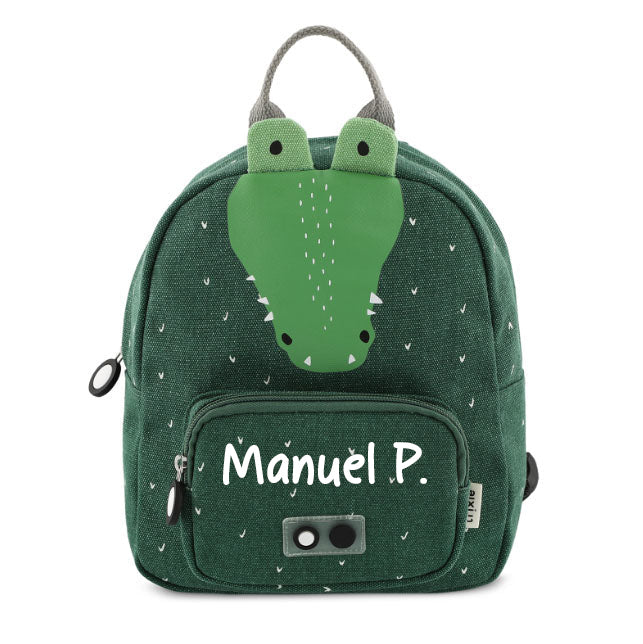 MOCHILA INFANTIL TRIXIE PEQUEÑA ·COCODRILO·